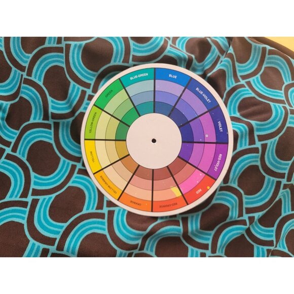 Apt 9 Womens Top Extra Large Blue Geometric Office Casual Sash Buckle GEO107XE - Picture 8 of 10